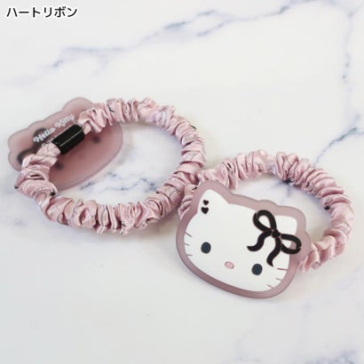 ハローキティ ヘアアクセ フリルゴム2Pセット ハートリボン サンリオ｜詳細画像