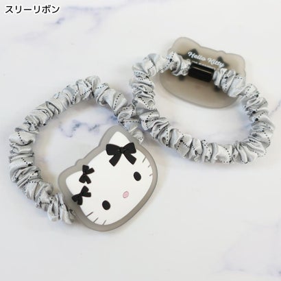 ハローキティ ヘアアクセ フリルゴム2Pセット スリーリボン サンリオ｜詳細画像