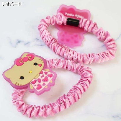 ハローキティ ヘアアクセ フリルゴム2Pセット レオパード サンリオ｜詳細画像