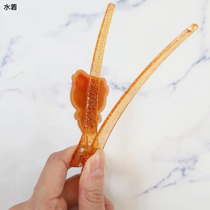 ハローキティ ヘアアクセ ロングクリップ 水着 サンリオ｜詳細画像
