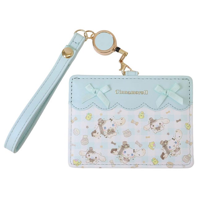サンリオキャラクターズ 定期入れ リール付き単面パスケース シナモロール Sanrio アルディ