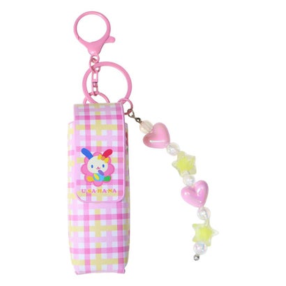 サンリオキャラクターズ キーホルダー リップケースチャーム ウサハナ Sanrio｜詳細画像