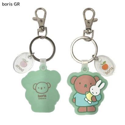 ミッフィー キーリング ラバーキーホルダー boris GR ディックブルーナ ゾーウィー｜詳細画像