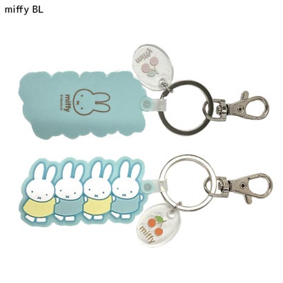 ミッフィー キーリング ラバーキーホルダー miffy BL ディックブルーナ ゾーウィー｜詳細画像