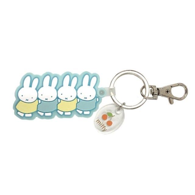 ミッフィー キーリング ラバーキーホルダー miffy BL ディックブルーナ ゾーウィー