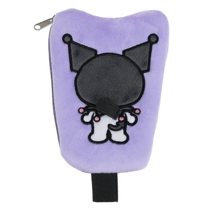 サンリオキャラクターズ ミニポーチ しょいっコ ブックバンド付きペンホルダー クロミ Sanrio カミオジャパン｜詳細画像