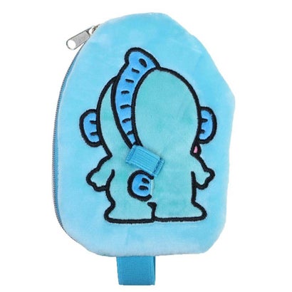 サンリオキャラクターズ ミニポーチ しょいっコ ブックバンド付きペンホルダー ハンギョドン Sanrio カミオジャパン｜詳細画像