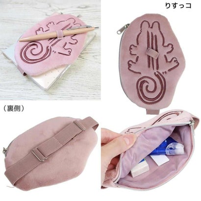 しょいっコ ミニポーチ ブックバンド付きペンホルダー りすっコ カミオジャパン｜詳細画像