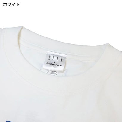 ELLExポムポムプリン T-SHIRTS プレミアムTシャツ ホワイト ワタナベ｜詳細画像