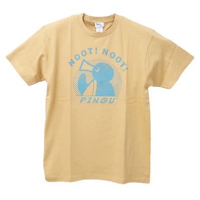 シネマコレクション cinemacollection ピングー T-SHIRTS 掠れプリント Tシャツ Lサイズ NOOT/スモークイエロー Pingu ワタナベ｜詳細画像