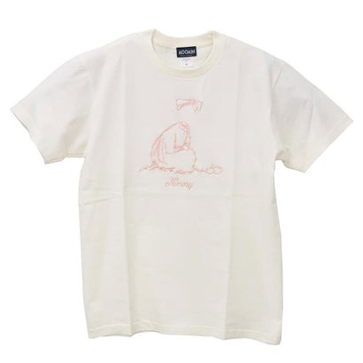 シネマコレクション cinemacollection ムーミン T-SHIRTS 刺繍 Tシャツ ニンニ Mサイズ アイボリー 北欧 ワタナベ｜詳細画像