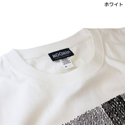 ムーミン T-SHIRTS プレミアムTシャツ 冬 ムーミン＆トゥーティッキ M ホワイト 北欧 ワタナベ｜詳細画像