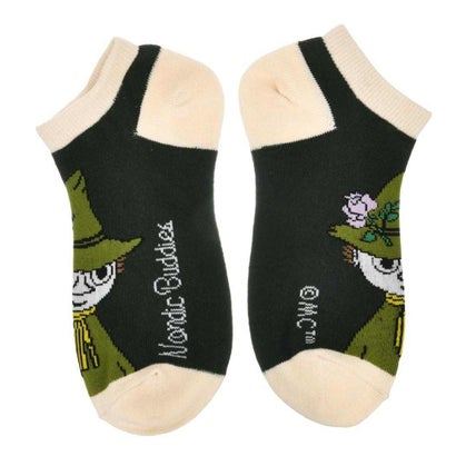 シネマコレクション cinemacollection ムーミン 女性用 靴下 クラシック アンクルソックス スナフキン 北欧 ノルディックバディズジャパン｜詳細画像