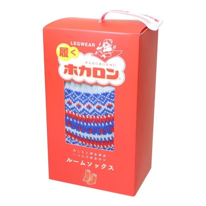 シネマコレクション cinemacollection 靴下 フェアイルホカロン レディースロゴソックス グレイ フレンズヒル｜詳細画像