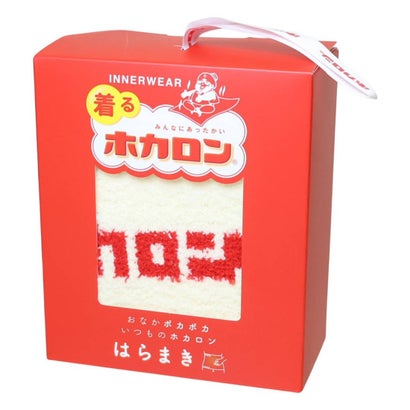 腹巻き テロップホカロン ロゴ はらまき アイボリー フレンズヒル｜詳細画像