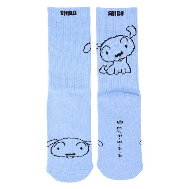 クレヨンしんちゃん 女性用靴下 カラーソックス シロ BL スモールプラネット