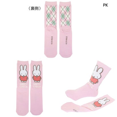 ミッフィー 女性用靴下 レディースソックス フェイス PK ディックブルーナ スモールプラネット｜詳細画像