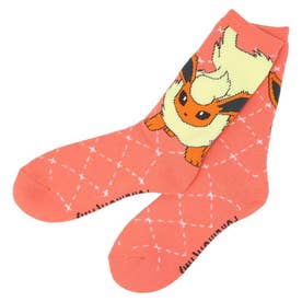 ポケットモンスター 女性用防寒室内靴下 ぽっかぽかルームソックス ブースター/チェック ポケモン スモールプラネット