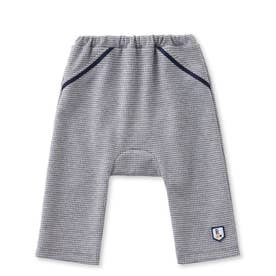千鳥柄ジャガードロングパンツ(70~90cm)【返品不可商品】 （グレー系）