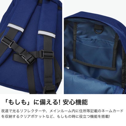 リュック メンズ トート キッズ バックパック ブランド シンプル デイパック バッグ 背負い ファスナー 軽量 軽い 小さい 通園 遠足 B5 9L 撥水 KIDS DAYPACK BDW-8466 （RED）｜詳細画像