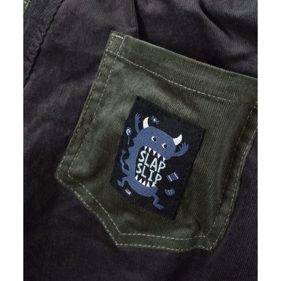 リバーシブル コールテン × 星 ボア モンスター 刺繍 パンツ (80~130 （ベージュ）｜詳細画像