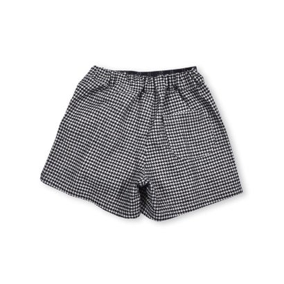 【 お揃い 】 千鳥 タータン チェック ラップ キュロットパンツ (90~13 （ブラウン系）｜詳細画像