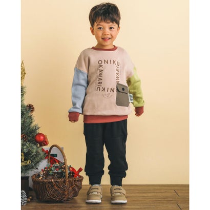 【 GANJYO 】 裏シャギー デニム おしり ひざ 強化 頑丈 パンツ (8 （レッド）｜詳細画像