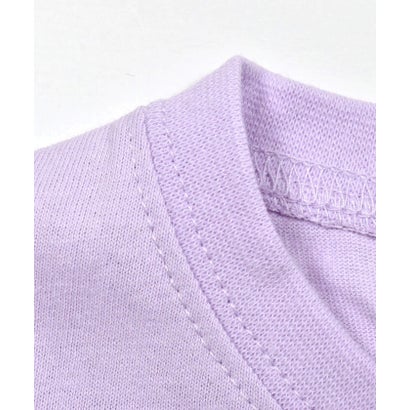パールレースパフスリーブ7分袖Tシャツ(90~140cm) （パープル）｜詳細画像