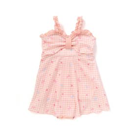 スラップ スリップ SLAP SLIP ギンガムチェックワンピース水着(90