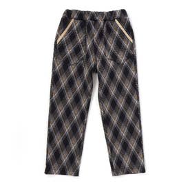 ポケットモチーフロングパンツ(80~120cm) （ブラック系）