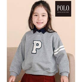 【POLO BCS(ポロ・ビーシーエス)×SLAP SLIP】フェルトワッペント （グレー）