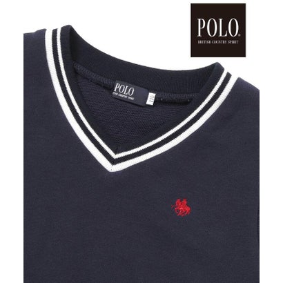 スラップ スリップ SLAP SLIP 【POLO BCS(ポロ・ビーシーエス)×SLAP SLIP】長袖Tシャツ＆ベス （ブラウン）｜詳細画像