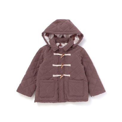 スラップ スリップ SLAP SLIP ピーチ起毛キルトタフタダッフルコート(80~130cm) （レッド）｜詳細画像
