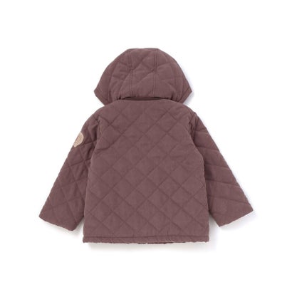スラップ スリップ SLAP SLIP ピーチ起毛キルトタフタダッフルコート(80~130cm) （ブラウン）｜詳細画像