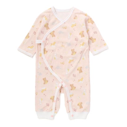 スラップ スリップ ベビー SLAP SLIP BABY 総柄プリント長袖インナーロンパース 肌着ベビー(60~70cm) （オフホワイト系）｜詳細画像