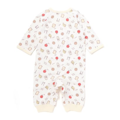スラップ スリップ ベビー SLAP SLIP BABY 総柄プリント長袖インナーロンパース 肌着ベビー(60~70cm) （ブルー系）｜詳細画像