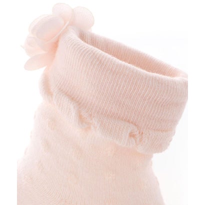 立体花モチーフソックスベビー(9~12cm) （ホワイト）｜詳細画像