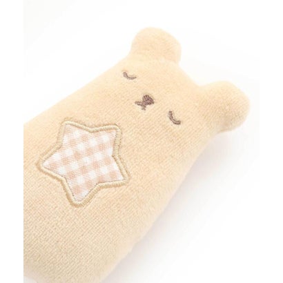 クマウサギおくるみ+ラトルセットベビー （ベージュ）｜詳細画像
