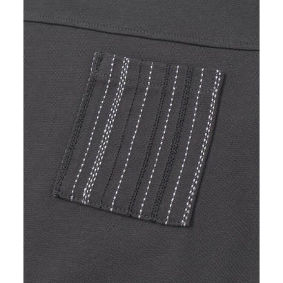 ワスク WASK 異素材スリーブ ポケットデザイン長袖Tシャツ(110~160cm) （ブラック）｜詳細画像