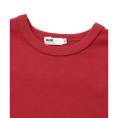 袖プリント レイヤード風ビッグ長袖Tシャツ(100~160cm) （オフホワイト系）｜詳細画像