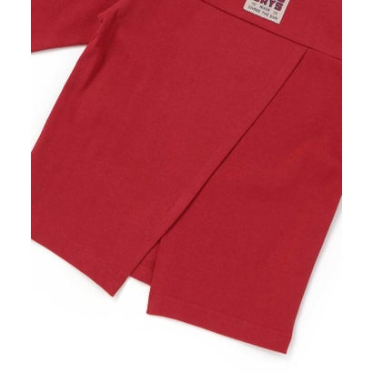 袖プリント レイヤード風ビッグ長袖Tシャツ(100~160cm) （オフホワイト系）｜詳細画像