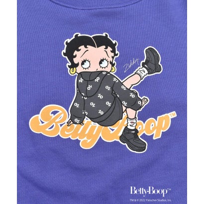 【 ベティーちゃん × ZIDDY コラボアイテム 】 前面 プリント ゆるシル （パープル）｜詳細画像