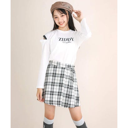 肩開きロゴTシャツ(130~160cm) （ブラック）｜詳細画像