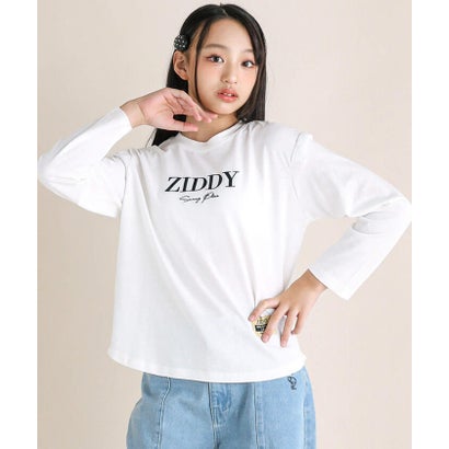 肩開きロゴTシャツ(130~160cm) （ブラック）｜詳細画像