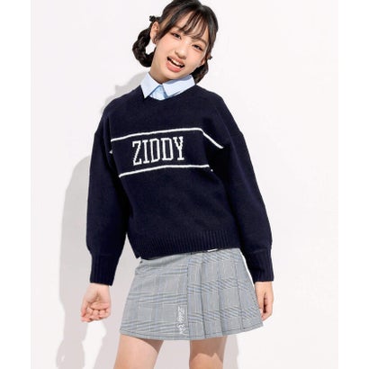 ジディー ZIDDY 【 ニコ☆プチ 掲載 】リボンタイ付きプリーツスカパン (130~160cm) （ブラック）｜詳細画像