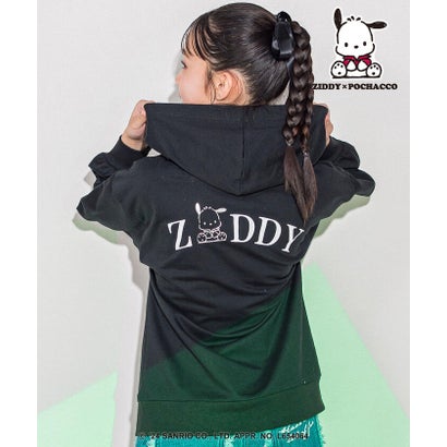 ジディー ZIDDY 【ZIDDY×ポチャッコ】キラッとメタルジェットプリントフーディー(130~16 （ブラック）｜詳細画像