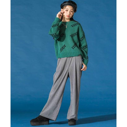 コールテンワイドパンツ(130~160cm) （オフホワイト）｜詳細画像