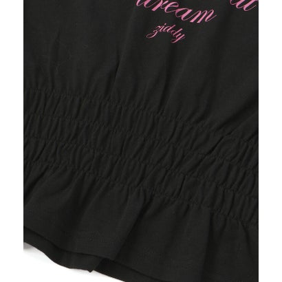 ウエストシャーリングTシャツ(130~160cm) （ブラック）｜詳細画像