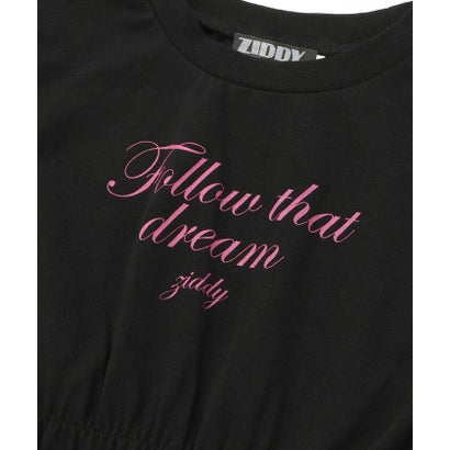 ウエストシャーリングTシャツ(130~160cm) （ブラック）｜詳細画像