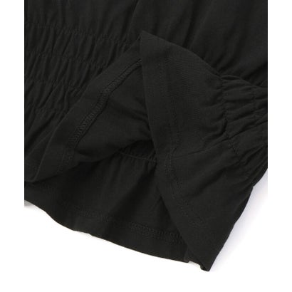 ウエストシャーリングTシャツ(130~160cm) （ブラック）｜詳細画像